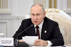Tổng thống Nga Vladimir Putin. (Ảnh: AFP/TTXVN)