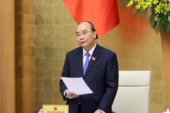 [Photo] Thủ tướng Nguyễn Xuân Phúc chủ trì phiên họp Chính phủ tháng 3