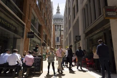 Một khu phố ở London. (Nguồn: Bloomberg) 
