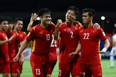 Các cầu thủ của Đội tuyển Việt Nam. (Ảnh: VFF) 