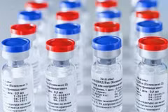 Vắcxin ngừa COVID-19 của Nga. (Nguồn: Yonhap/TTXVN) 