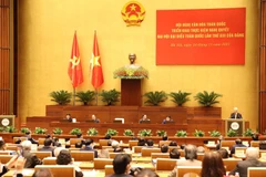 Tổng Bí thư Nguyễn Phú Trọng phát biểu chỉ đạo hội nghị. (Ảnh: Trí Dũng/TTXVN) 