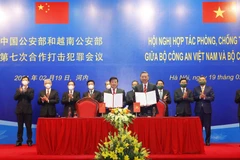 Hội nghị hợp tác giữa Bộ Công an Việt Nam và Bộ Công an Trung Quốc