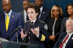 Bà Erika Shields, cảnh sát trưởng thành phố Atlanta. (Nguồn: AP) 