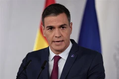 Thủ tướng Tây Ban Nha Pedro Sanchez. (Ảnh: AFP/TXVN)