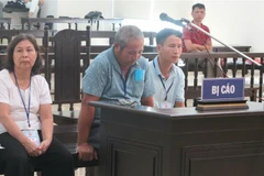 Các bị cáo tại phiên xét xử. (Ảnh: Doãn Tấn/TTXVN) 