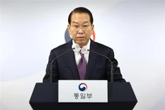 Bộ trưởng Thống nhất Hàn Quốc Kwon Young-se. (Ảnh: Yonhap/TTXVN)