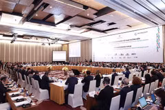 Diễn đàn doanh nghiệp Việt Nam thường niên 2023. (Ảnh: Dương Giang/TTXVN) 