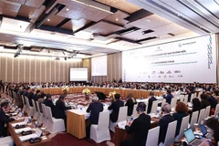 Diễn đàn doanh nghiệp Việt Nam thường niên 2023. (Ảnh: Dương Giang/TTXVN) 
