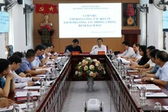 Quang cảnh buổi làm việc. (Ảnh: Trung Kiên/TTXVN)