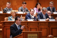 Cựu Thủ tướng Romania Ludovic Orban đã vượt qua ứng cử viên của đảng Dân chủ Xã hội (PSD) Alfred Simonis, trở thành Chủ tịch Hạ viện. (Nguồn: AFP/TTXVN) 