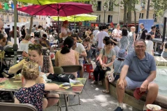 Lễ hội ẩm thực Ici Vietnam thu hút đông đảo thực khách đến thưởng thức. (Ảnh: Nguyễn Thu Hà/TTXVN) 