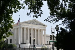 Tòa án Tối cao Mỹ ở Washington, DC. (Ảnh: AFP/TTXVN)