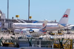 Một chiếc máy bay của Air Koryo tại Sân bay Quốc tế Thủ đô Bắc Kinh ở Bắc Kinh, ngày 22/8/2023. (Nguồn: AP)