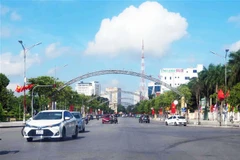 Trời nắng đẹp tại thành phố Vinh trong ngày Quốc khánh. (Ảnh: Nguyễn Văn Nhật/TTXVN) 