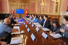 Quang cảnh Đối thoại chiến lược Việt Nam-Anh lần thứ 9. (Ảnh: TTXVN phát)