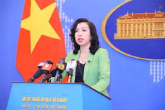 Người phát ngôn Bộ Ngoại giao Lê Thị Thu Hằng. (Ảnh: Văn Điệp/TTXVN) 