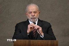 Tổng thống Brazil Luiz Inacio Lula da Silva. (Ảnh: AFP/TTXVN) 