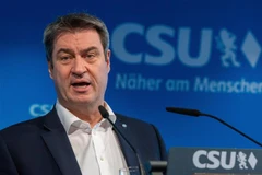 Chủ tịch đảng Liên minh Xã hội cơ đốc giáo (CSU) của Đức Markus Söder. (Nguồn: AFP/TTXVN) 