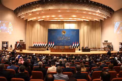 Toàn cảnh một phiên họp của Quốc hội Iraq ở thủ đô Baghdad. (Nguồn: AFP/TTXVN) 