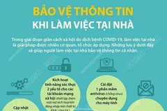 [Infographics] Làm thế nào để bảo vệ thông tin khi làm việc tại nhà?