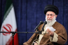 Lãnh đạo tối cao Iran Ali Khamenei. (Ảnh: AFP/TTXVN)