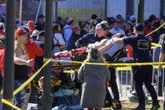 Một nạn nhân của vụ tấn công. (Nguồn: AP)