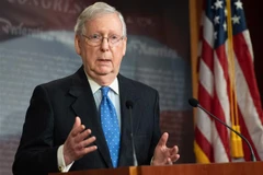 Lãnh đạo phe đa số tại Thượng viện Mỹ Mitch McConnell. (Nguồn: AFP/TTXVN) 