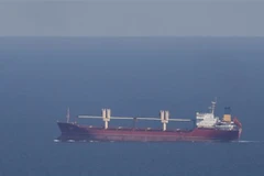 Tàu chở hàng Azara hướng tới cảng Pivdennyi của Ukraine ngày 22/9/2023. (Ảnh: AFP/TTXVN)