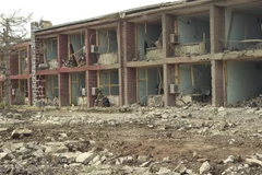 Hiện trường một vụ tấn công tại Afghanistan. (Nguồn: THX/TTXVN) 