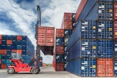 Container tại cảng Manila, Philippines. (Nguồn: Philstar Global)
