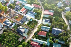 Khu hành chính 16 phường Liên Bảo, thành phố Vĩnh Yên, Vĩnh Phúc. (Ảnh: Hoàng Hùng/TTXVN) 