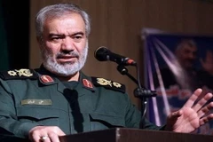 Phó Tư lệnh IRGC, Thiếu tướng Ali Fadavi phát biểu tại Tehran, Iran. (Nguồn: IRNA/TTXVN) 