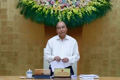 Thủ tướng Nguyễn Xuân Phúc phát biểu. (Ảnh: Thống Nhất/TTXVN)