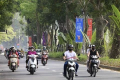 Hà Nội đón đợt nắng nóng mới từ 21/4. (Ảnh: Hoàng Hiếu/TTXVN) 