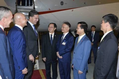Lễ đón Thủ tướng Hà Lan Mark Rutte tại Sân bay Quốc tế Nội Bài