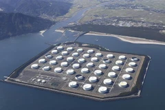 Kho dự trữ dầu quốc gia của Nhật Bản tại tỉnh Kagoshima, tháng 1/2019. (Ảnh: Kyodo/TTXVN) 