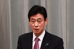 Bộ trưởng Kinh tế, Thương mại và Công nghiệp Nhật Bản Yasutoshi Nishimura. (Ảnh: AFP/TTXVN) 