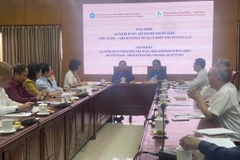 Quang cảnh buổi tọa đàm. (Nguồn: TTXVN) 