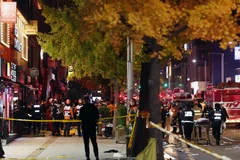 Hiện trường vụ giẫm đạp kinh hoàng trong lễ hội Halloween ở Itaewon