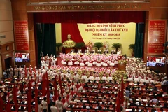 [Photo] Khai mạc Đại hội Đảng bộ tỉnh Vĩnh Phúc lần thứ XVII