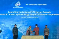 ​Dự án Kayan Cascade sẽ bao gồm việc xây dựng 5 con đập dọc theo sông Kayan với tổng công suất phát điện là 9GW, khi hoàn thành, nhà máy thủy điện này sẽ lớn nhất khu vực Đông Nam Á.(Nguồn: antaranews.com) 