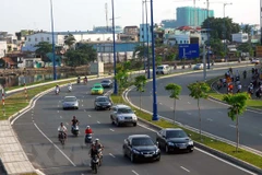 Đường Võ Văn Kiệt, quận 1, Thành phố Hồ Chí Minh. (Ảnh: Hoàng Hải/TTXVN) 