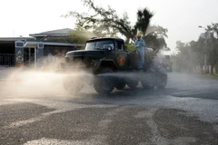 [Photo] Đà Nẵng khoanh vùng, khử khuẩn toàn bộ khu công nghiệp An Đồn