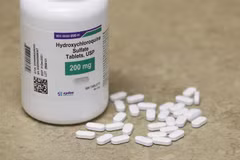 Thuốc Hydroxychloroquine tại hiệu thuốc ở Provo, Utah, Mỹ, ngày 20/5/2020. (Nguồn: AFP/TTXVN) 