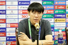 Huấn luyện viên đội tuyển Indonesia, ông Shin Tae-yong. (Ảnh: Trung Kiên/TTXVN)