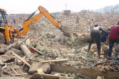 Hiện trường vụ nổ. (Nguồn: CNN) 