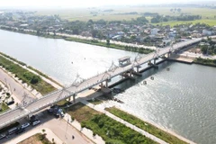 Một góc thành phố Đông Hà, tỉnh Quảng Trị. (Ảnh: Nguyên Lý/TTXVN) 