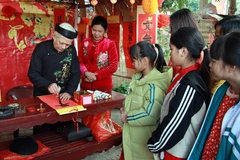 Xin chữ thư pháp - nét văn hóa đầu năm của người Việt