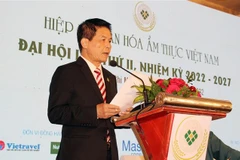 Ông Nguyễn Quốc Kỳ, Chủ tịch Hiệp hội Văn hóa và Ẩm thực Việt Nam. (Ảnh: Mỹ Phương/TTXVN)